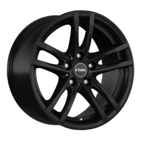 Jante aluminium Rial X10, 7x18 ET22 5x112 66,5, racing-schwarz