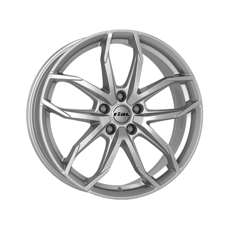 Jante aluminium Rial Lucca, 8x20 ET40 5x112 70,1, polar-silber