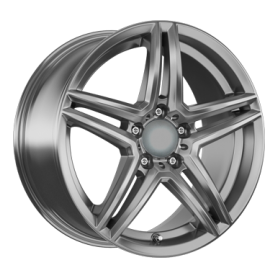 Jante aluminium Rial M10, 9,5x19 ET54 5x112 66,5, metal-grey