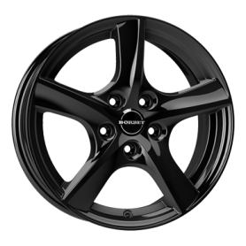 Jante aluminium Borbet TL, 6,5x16 ET50 5x112 57,1, black glossy