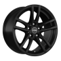 Jante aluminium Rial X10X, 9x19 ET38 5x112 66,5, racing-schwarz
