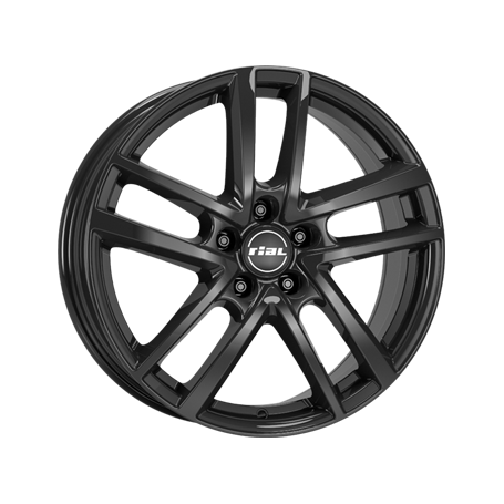 Jante aluminium Rial Astorga, 7x17 ET49 5x112 57,1, diamant-schwarz