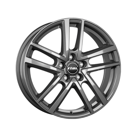 Jante aluminium Rial Astorga, 7,5x17 ET44 5x105 56,6, graphit