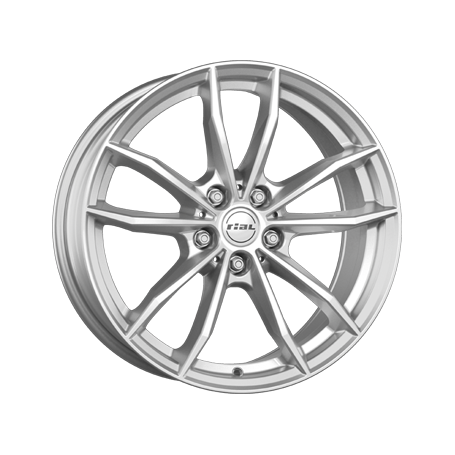 Jante aluminium Rial X12, 7x17 ET45 5x112 57,1, polar-silber