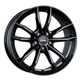 Jante aluminium Rial X12, 7x17 ET45 5x112 57,1, diamant-schwarz