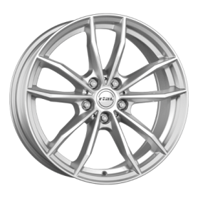 Jante aluminium Rial X12, 7,5x18 ET51 5x112 57,1, polar-silber