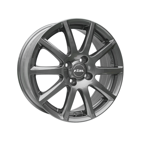 Jante aluminium Rial Milano, 5,5x14 ET35 4x100 63,3, titanium