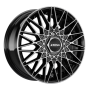 Jante aluminium Ronal LSX, 7x16 ET30 4x100 68, jetblack-frontkopiert