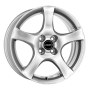 Jante aluminium Borbet F, 6,5x16 ET38 4x100 64, brillant silver