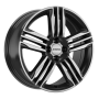 Jante aluminium Ronal R57, 7x17 ET45 4x108 76, schwarz-frontkopiert