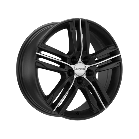 Jante aluminium Ronal R57, 7,5x17 ET42 5x120 82, mattschwarz-frontkopiert