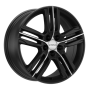 Jante aluminium Ronal R57, 7,5x17 ET42 5x120 82, mattschwarz-frontkopiert