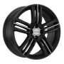 Jante aluminium Ronal R57, 7,5x18 ET24 4x108 76, mattschwarz-frontkopiert