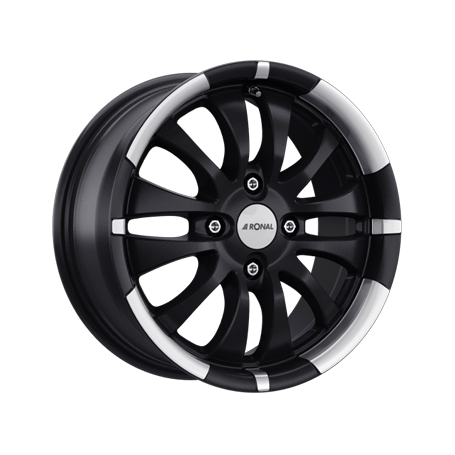 Jante aluminium Ronal R59, 6x15 ET35 4x100 68, jetblack-matt-hornkopiert