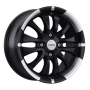 Jante aluminium Ronal R59, 6x15 ET45 4x100 68, jetblack-matt-hornkopiert