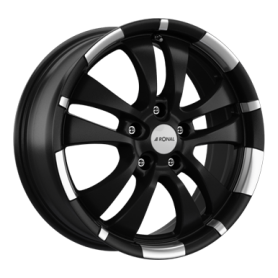 Jante aluminium Ronal R59, 7,5x17 ET45 5x120 65,1, jetblack-matt-hornkopiert