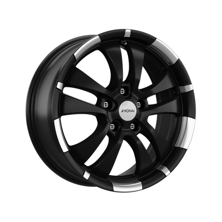 Jante aluminium Ronal R59, 7,5x17 ET45 5x120 65,1, jetblack-matt-hornkopiert