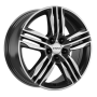 Jante aluminium Ronal R57, 7,5x19 ET51 5x112 76, schwarz-frontkopiert