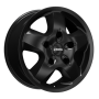 Jante aluminium Ronal R44, 6,5x16 ET40 5x120 65,1, mattschwarz