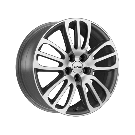 Jante aluminium Ronal R63 Smart Core, 8x18 ET30 5x112 66,5, graphit-matt-frontkopiert