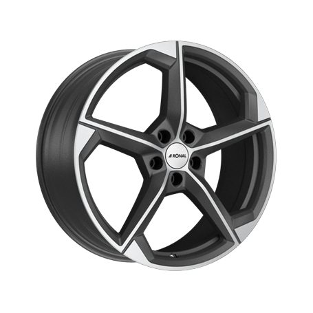 Jante aluminium Ronal R66, 8,5x20 ET50 5x112 66,5, orbit grey-matt-frontkopiert