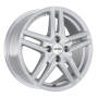 Jante aluminium Ronal R65, 6,5x16 ET40 4x108 76, silber