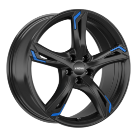 Jante aluminium Ronal R62 Blue, 8,5x20 ET30 5x112 76, jetblack blue