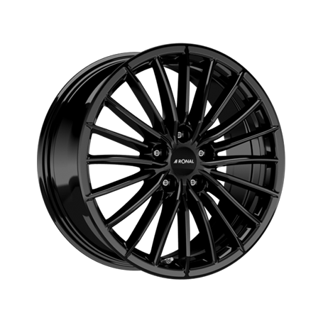 Jante aluminium Ronal R68, 8x18 ET42 5x120 82, jetblack