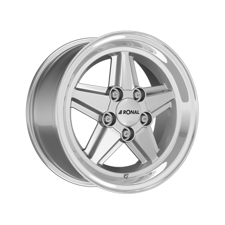 Jante aluminium Ronal R9, 7x16 ET20 5x120 82, silber-hornkopiert