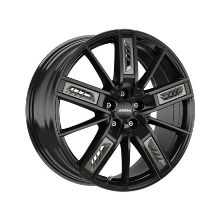 Jante aluminium Ronal R67 Grey Right, 8,5x20 ET50 5x108 76, jetblack