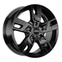 Jante aluminium Ronal R64, 7x17 ET46 5x108 65,05, jetblack