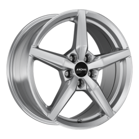 Jante aluminium Ronal R69, 7,5x17 ET48 5x100 68, platinum silber