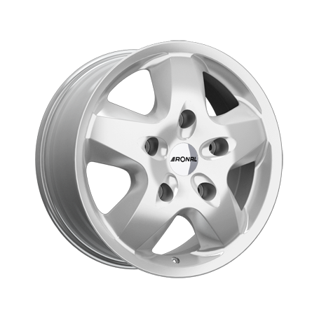 Jante aluminium Ronal R44, 6,5x16 ET60 5x160 65,1, kristallsilber