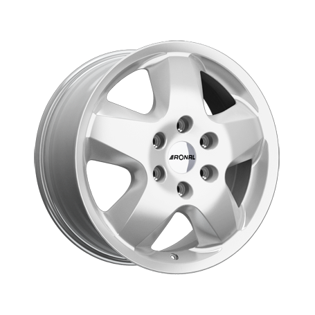Jante aluminium Ronal R44, 7x17 ET55 6x130 84, kristallsilber