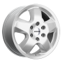Jante aluminium Ronal R44, 7x17 ET55 6x130 84, kristallsilber