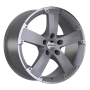Jante aluminium Ronal R47, 7,5x16 ET50 5x112 76, titan-hornkopiert