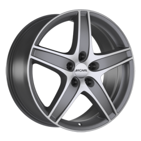 Jante aluminium Ronal R48, 7,5x16 ET50 5x112 76, titan-frontkopiert