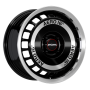 Jante aluminium Ronal R50 AERO, 7,5x16 ET38 4x100 68, schwarz-frontkopiert