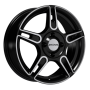 Jante aluminium Ronal R52, 5,5x15 ET25 4x108 76, schwarz-frontkopiert