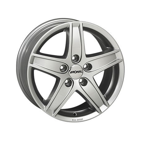 Jante aluminium Ronal R48 silber, 7,5x16 ET50 5x112 57,1, kristallsilber