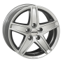 Jante aluminium Ronal R48 silber, 7,5x16 ET50 5x112 57,1, kristallsilber