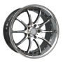 Jante aluminium Tomason TN8, 8,5x19 ET45 5x112 72,6, hyperblack diamant poliert + Edelstahlb.
