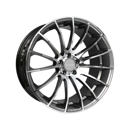 Jante aluminium Tomason TN9, 8,5x20 ET30 5x112 66,5, hyperblack diamant poliert