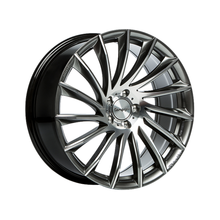 Jante aluminium Tomason TN16, 7,5x17 ET35 4x100 63,4, dark hyper black polished