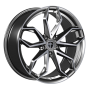 Jante aluminium Tomason TN22, 10x22 ET50 5x130 71,6, dark hyper black polished