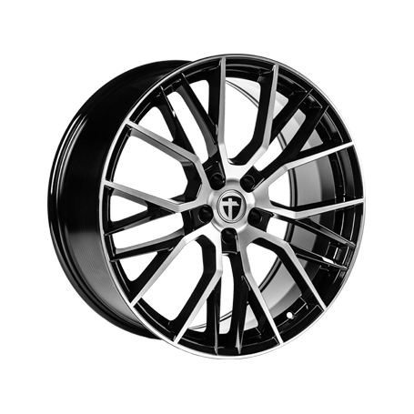 Jante aluminium Tomason TN23, 10x21 ET20 5x112 66,6, black diamond polished