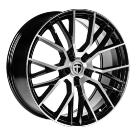 Jante aluminium Tomason TN23, 9x21 ET42 5x108 63,4, black diamond polished