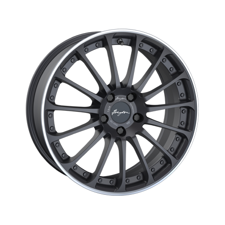 Jante aluminium Breyton Magic CW, 7,5x18 ET48 5x112 66,5, matt grey with polished lip
