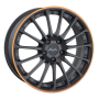 Jante aluminium Breyton Magic CW, 7,5x18 ET48 5x112 66,5, matt grey with orange anodized lip