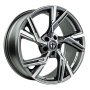 Jante aluminium Tomason AR1, 9x20 ET40 5x120 65,1, anthracite diamond polished